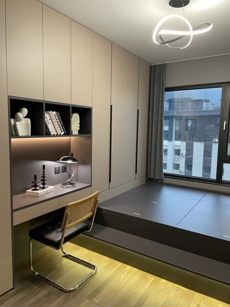 Home Bathroom Dimensions - Armadio e Libreria Integrati in Stile