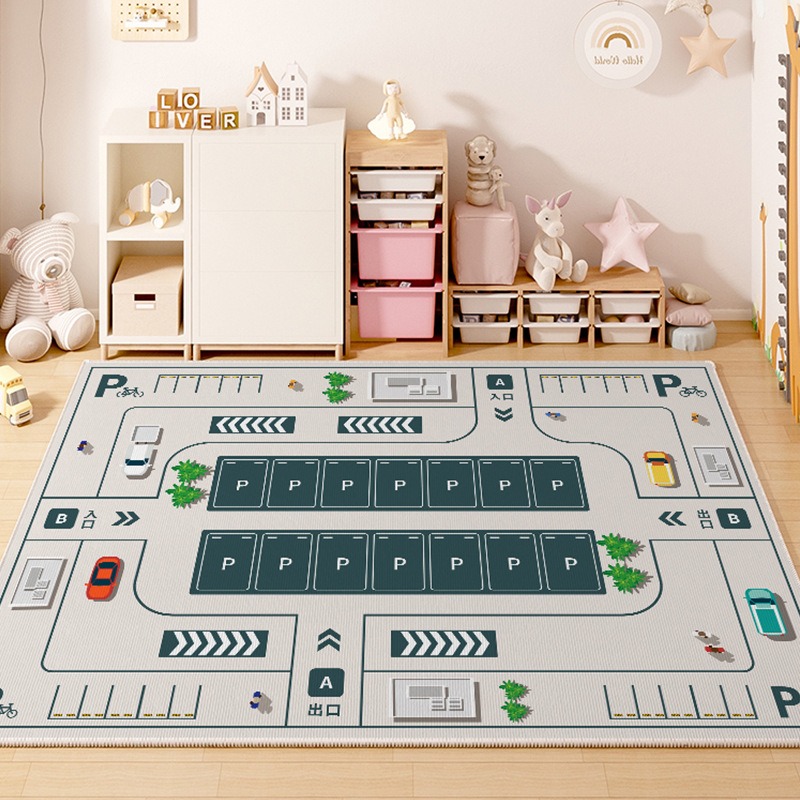 Home Bathroom Plan - Tappeto per bambini Pianificazione urbana Tappetino