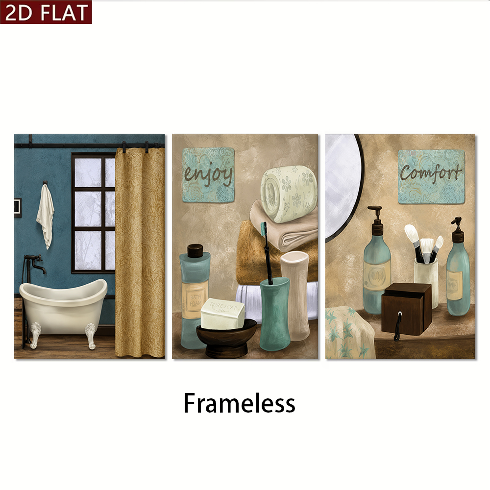 1 set di quadri decorativi sen - Home Bathroom Plan recensione e prezzo