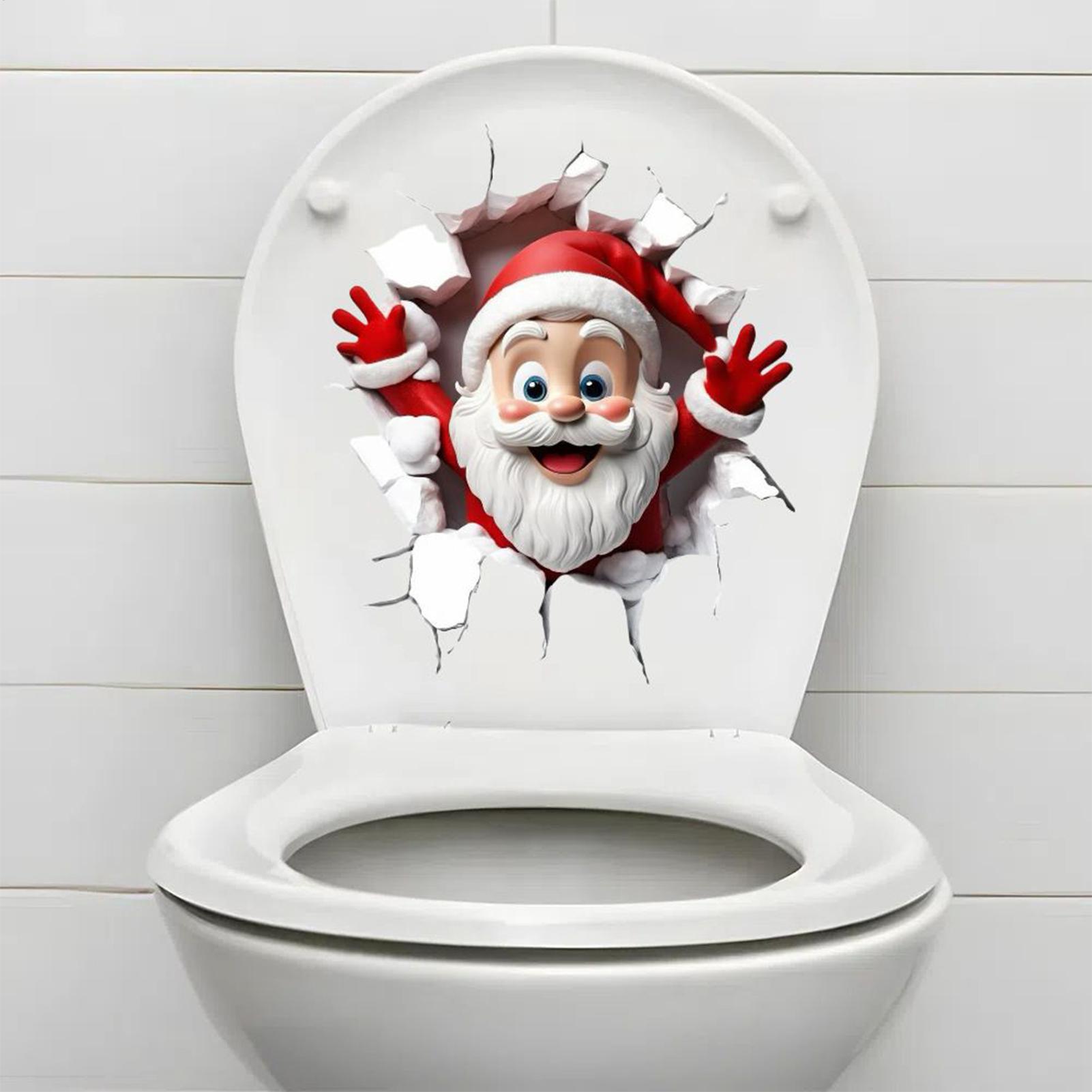 Adesivo natalizio per sedile W - Home Bathroom Break recensione e prezzo