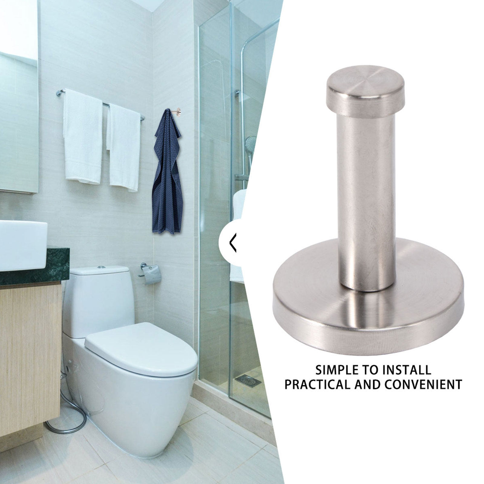 Set di 6 Ganci in Metallo, App - Home Design Bathroom recensione e prezzo