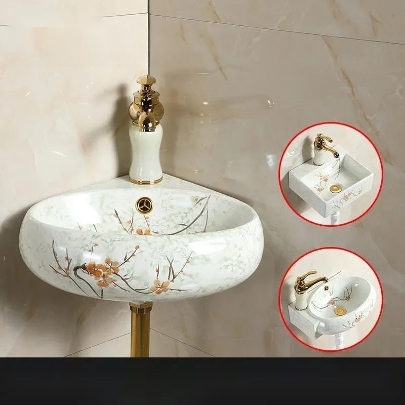 Lavabo angolare in ceramica da - Home Design Bathroom recensione e prezzo