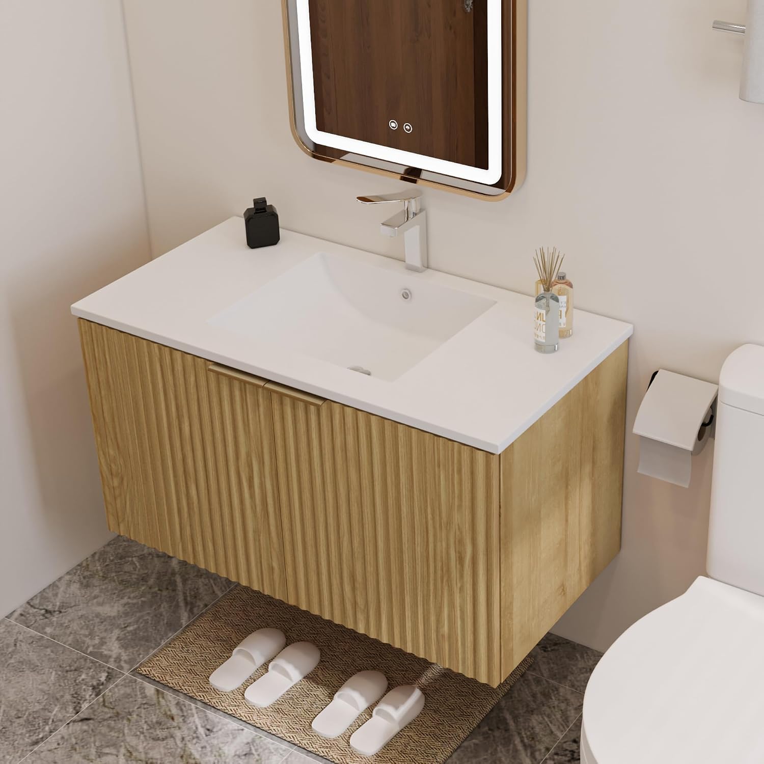 Mobile bagno moderno sospeso c - Home Design Bathroom recensione e prezzo
