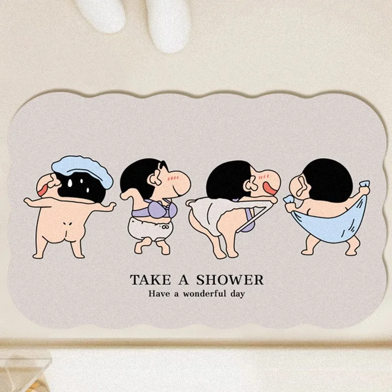 Cartoon Cute Crayon Shin-chan  - Home Bathroom Mats recensione e prezzo