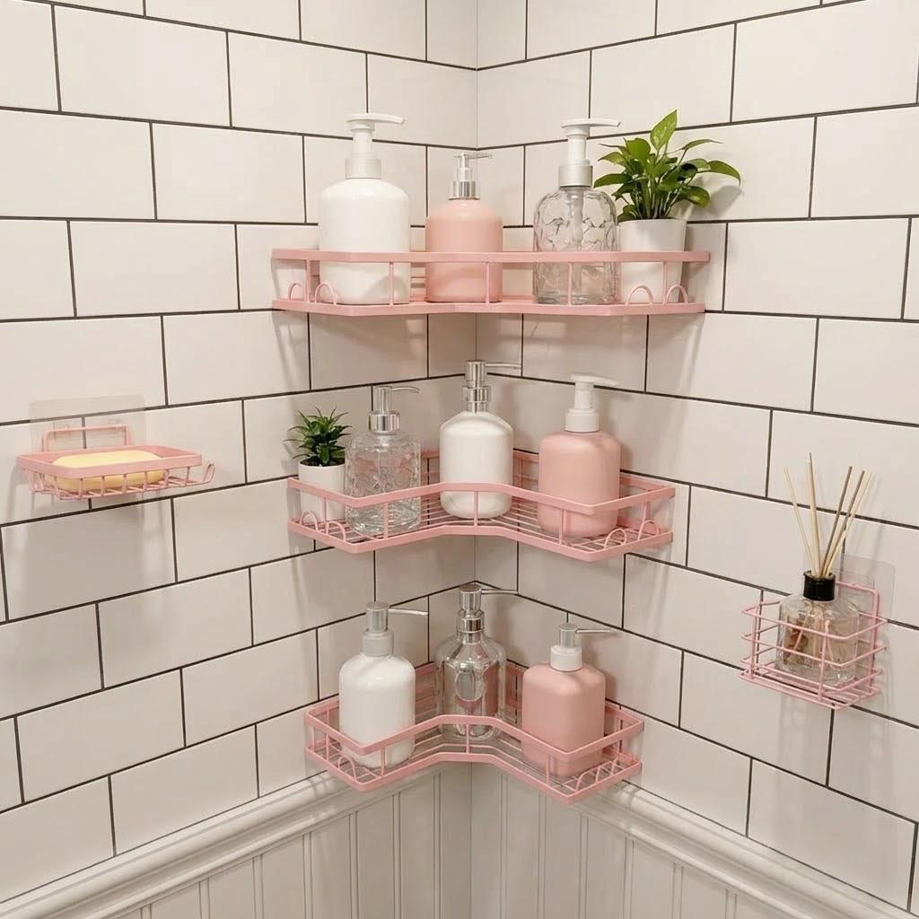 Set di 5 Organizzatori Minimal - Home Essentials Bathroom Rack recensione e prezzo