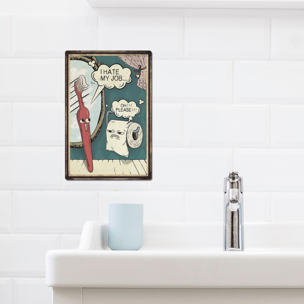 Insegna Decorativa Vintage in  - Home Bathroom Dimensions recensione e prezzo