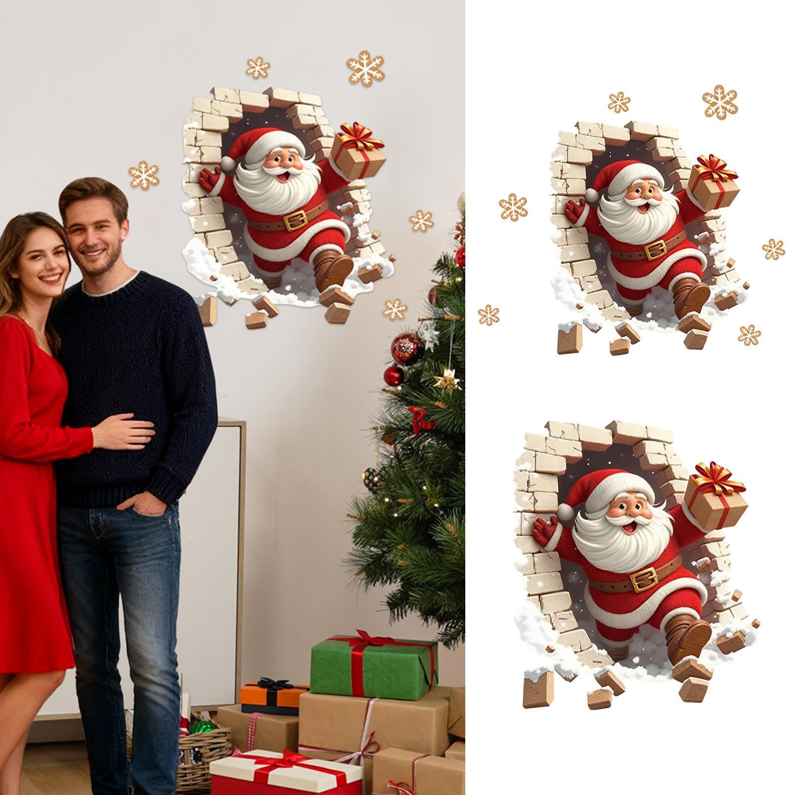 Adesivi murali Babbo Natale Ad - Home Bathroom Break recensione e prezzo