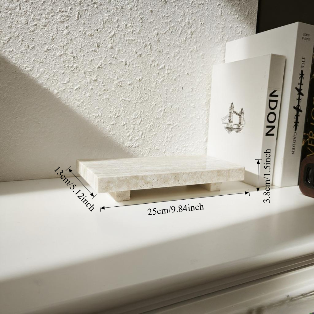 Piedistallo in marmo naturale  - Zara Home Bathroom Tray recensione e prezzo