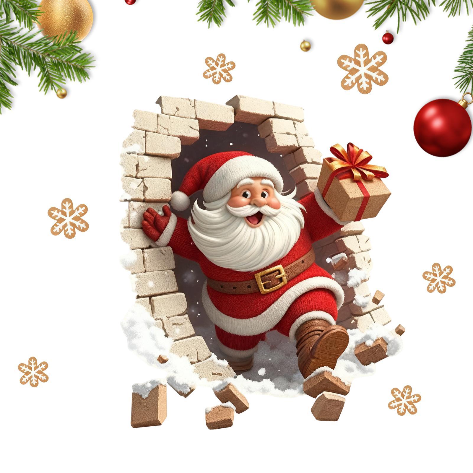 Adesivo Murale di Babbo Natale - Home Bathroom Break recensione e prezzo