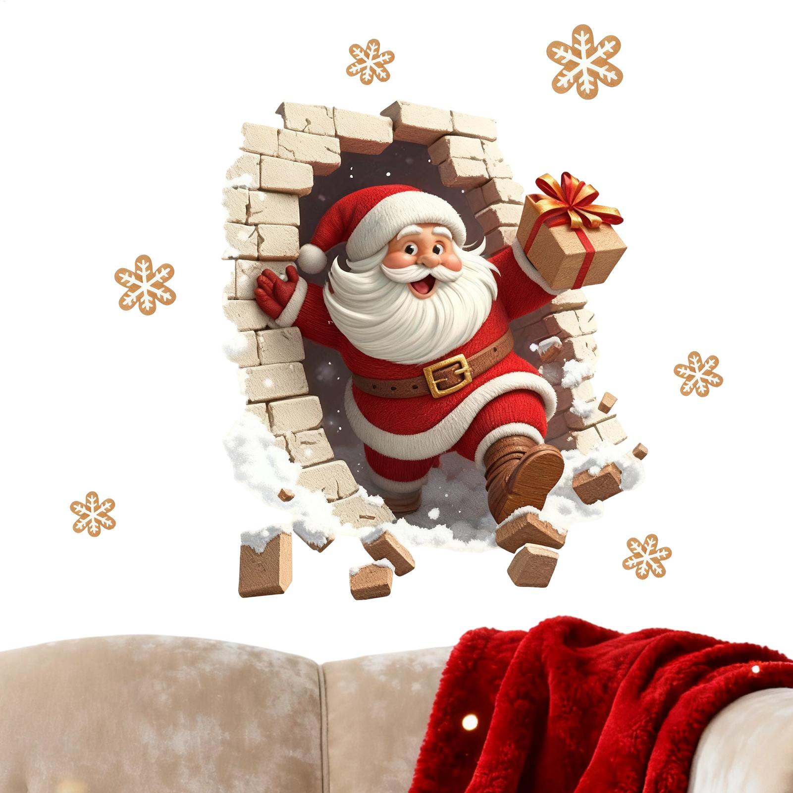 Adesivo Murale di Babbo Natale - Home Bathroom Break recensione e prezzo