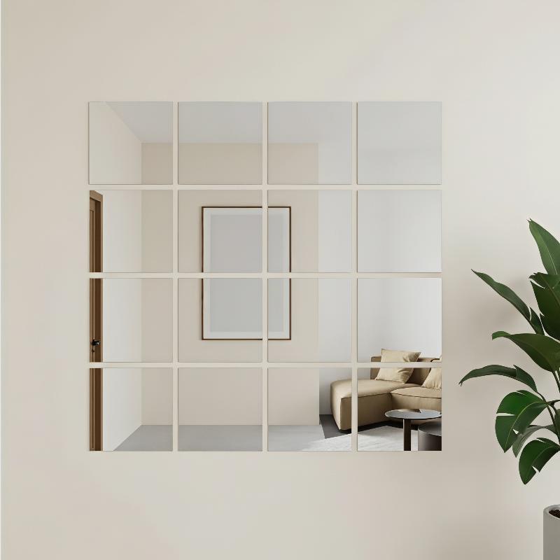 4 Pezzi Adesivi Specchio Acril - Home Bathroom Break recensione e prezzo