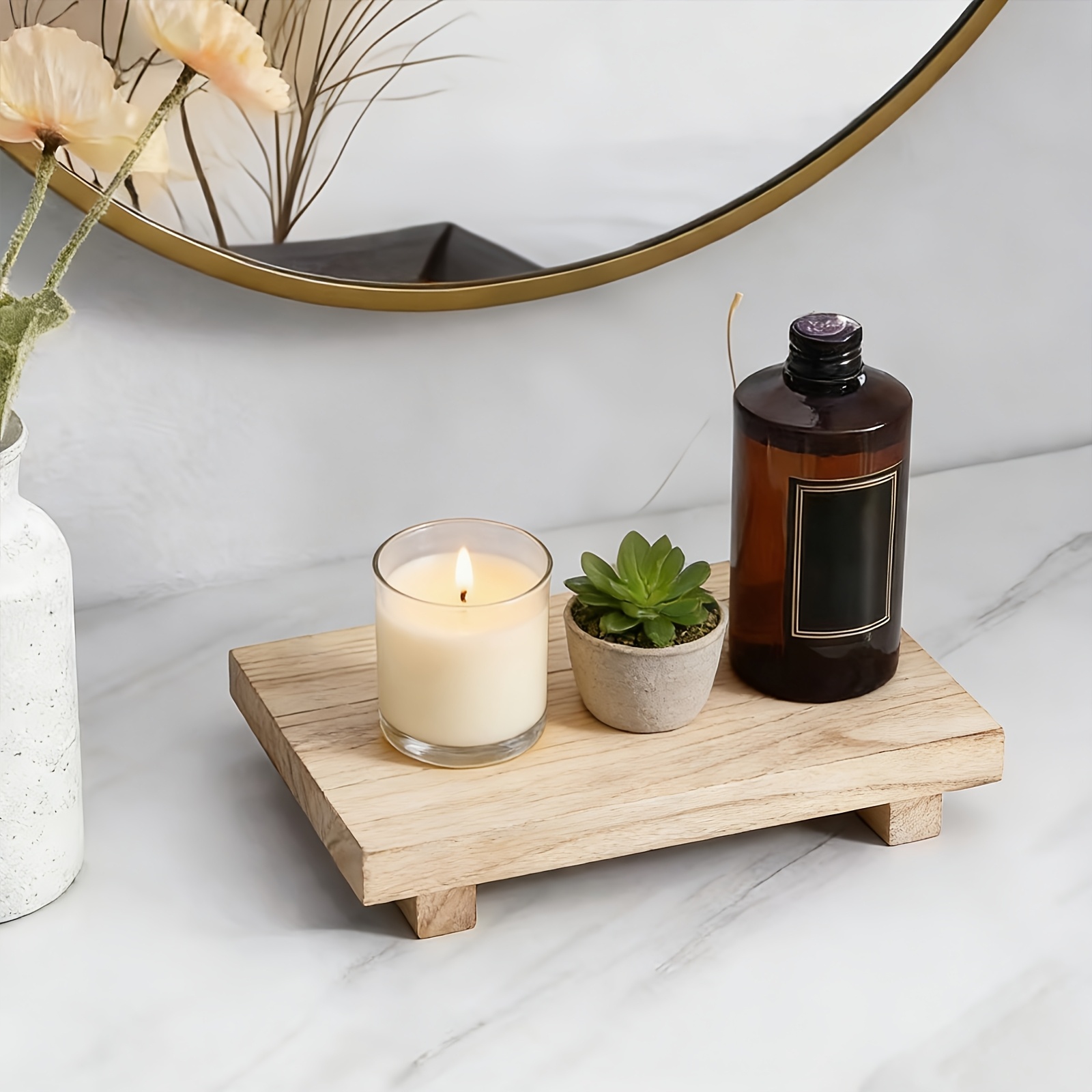 Vassoio Decorativo in Legno Vi - Zara Home Bathroom Tray recensione e prezzo
