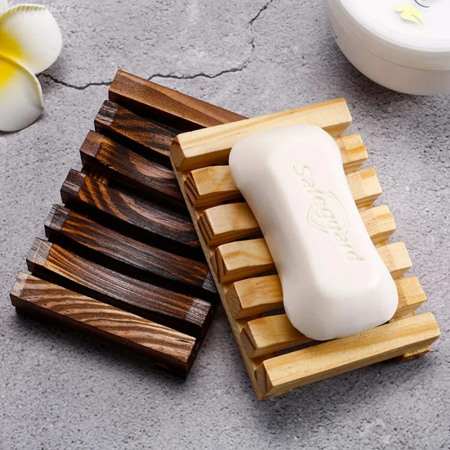 Portasapone in bambù naturale, - Home Essentials Bathroom Rack recensione e prezzo