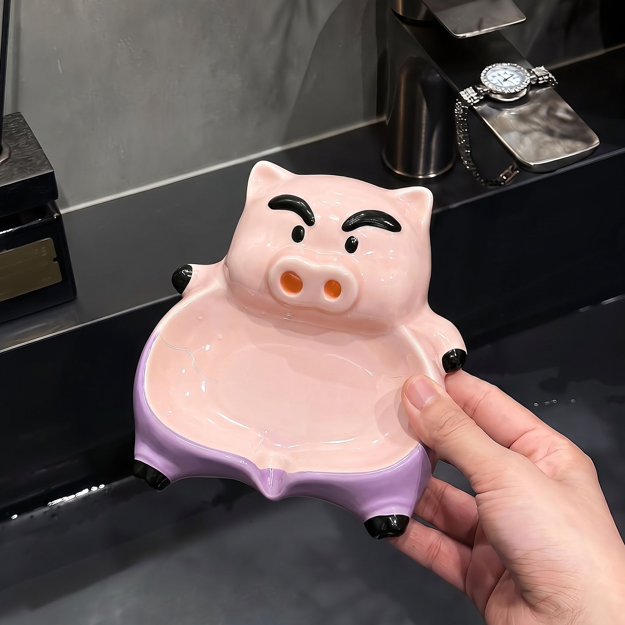 Carino Portasapone Bo-chan, Cr - Home Goods Bathroom Vanity recensione e prezzo