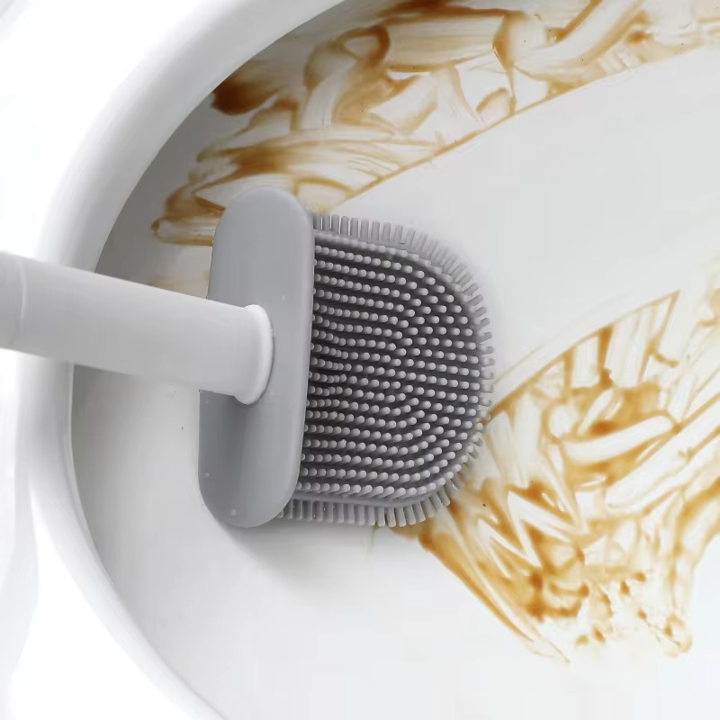 1PC spazzola per WC nera monta - Home Bathroom Cleaning recensione e prezzo